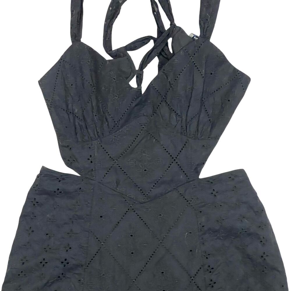 American Eagle Outfitters Charcoal Backless Dress
